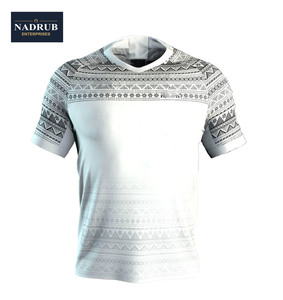 ชุดกีฬารักบี้กีฬาฟุตบอลดีไซน์ตามสั่งมีคุณสมบัติระบายอากาศทันสมัยพิมพ์โลโก้ - Product Image 2