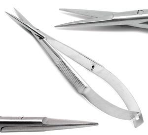 กรรไกรตัดเล็บ Castroviejo แบบตรง11ซม.,กรรไกรผ่าตัดใช้ครั้งเดียวคมไมโครสปริง - Product Image 2