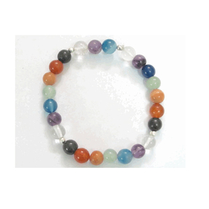 Siete Chakra pulseras de piedra para la curación - Product Image 1
