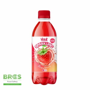 250ml d'eau pétillante aromatisée à la fraise VINUT ODM Factory - Product Image 1