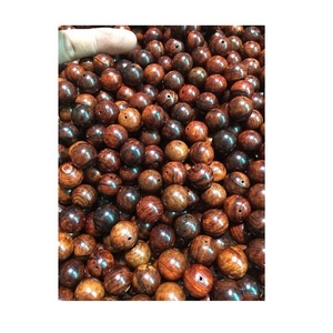 Perles en bois naturelles du VIETNAM, accessoires pour artisanat, en vrac - Product Image 2