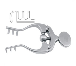 Jansen Retractor 10cm 3x3 contundente puntas - Product Image 2