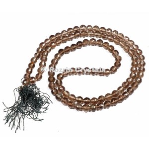 Cuarzo ahumado facetado Jap Mala - Product Image 2