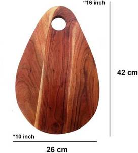 丸型木製まな板木製まな板アカシア - Product Image 3
