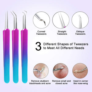 Kit de Herramientas para Eliminar Puntos Negros Rainbow 2026, 10 Piezas, Herramienta Profesional para Eliminar Espinillas, Tratamiento para Granos, Puntos Negros e Imperfecciones - Product Image 4