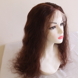 Pelucas de cabello humano de alta calidad para mujeres, tupé con encaje frontal atado a mano 100% humano, virgen europea - Product Image 2