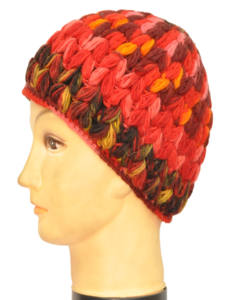 Gorro de lana hecho a mano, HHWTH 0020-H - Product Image 1