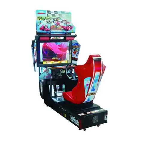 32 بوصة LCD Outrun عملة تعمل سباق السيارات محاكي ألعاب لعبة فيديو آلة | سباق السيارات ممر لعبة متنزه للبيع
