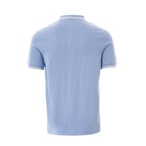 Camisa de Golf Deportiva de Manga Corta para Hombre, Diseño Personalizado con Logotipo, Algodón y Elastano, Antiarrugas, con Botones, Patrón Sólido, Informal - Product Image 2