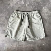Shorts décontractés pour hommes en coton biologique personnalisé – Respirants, séchage rapide, écologiques, pour fitness, gym, course à pied, brodés, taille basse