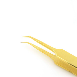 Juego de pinzas para pestañas personalizadas, conjunto de pinzas para extensión de pestañas de acero inoxidable con logotipo, 2022 - Product Image 2