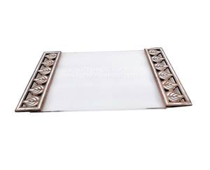 Gran oferta, bandeja de servicio de madera de Acacia de estilo árabe, artesanía de calidad con incrustaciones de fregona, acrílico y Perla madre para Ramadán Eid - Product Image 4