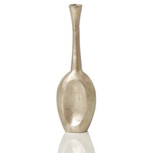 Vase à fleurs en aluminium de luxe Pot de fleurs fait à la main de qualité supérieure fini argent vente chaude porte-fleurs en métal - Product Image 2