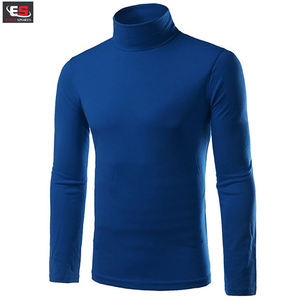 Mens Fashion 2020 <b>Turtle</b> <b>Neck</b> <b>T</b>-<b>Shirt</b> Custom Logo Printing High Quality <b>Shirts</b> - Product Image 5