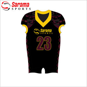 Uniforme de football américain, porte-ballon par sublimation, dernière version - Product Image 1
