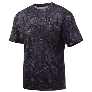 T-shirt respirant pour hommes, simple, personnalisé, en Spandex, de sport - Product Image 4