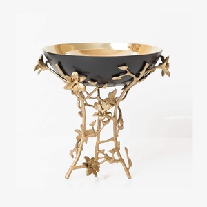 Prime Quality Gold And Black Incense <b>Bakhoor</b> Burner Fabulous Design Round Shape Brass Arabic Burner For Sale - Product Image 6