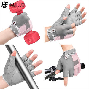 Gants de gymnastique en cuir Spandex de haute qualité Poignets Gants d'entraînement de sport respirants Haltérophilie Fitness Training - Product Image 3