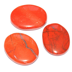มีคุณภาพดีแจสเปอร์สีแดงรูปไข่ Cabochons: สีแดงแจสเปอร์ - Product Image 1
