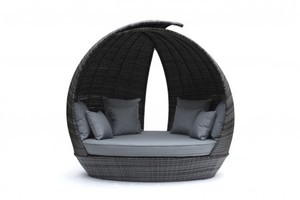 Exclusivo Banco de Ratán Sintético de Imitación Original, Muebles Modernos de Plástico para Sala de Estar, Entrada, Silla, Cama, Hamaca, Diván - Product Image 5