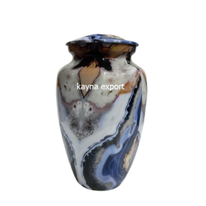 Pigeon classique en laiton gravé belle urne de crémation adulte pour cendres en laiton solide crémation en métal lourd adulte meilleure urne gravée - Product Image 4