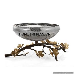 Dernier modèle de bols de service de designer en branches métalliques dorées Vente en gros de bols de vaisselle modernes à un prix raisonnable - Product Image 2