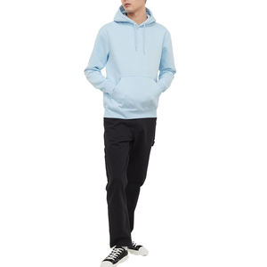 Pull-over à capuche pour hommes, sweat-shirt avec poche en Polyester, imprimé personnalisé, OEM, Logo 2022, vente en gros, usine, printemps 100% - Product Image 4