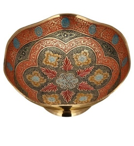 Cuenco de Metal con logotipo personalizado para servir ensaladas, tazón de frutas para restaurante, Hotel y hogar, diseño moderno, el más vendido - Product Image 4