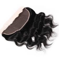 Extensions de cheveux humains vierges Remy couleur naturelle, exportées d'Inde, avec closure frontale 13x4, style ondulé, double trame machine - Product Image 3