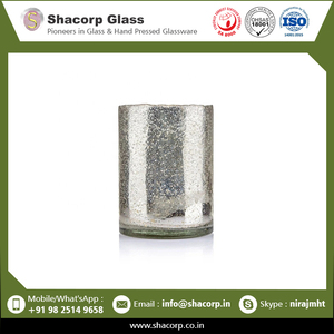 <b>Top</b> Quality Product <b>Bubble</b> Silver Glass Votive for Candles At Wholesale Price - Product Image 3