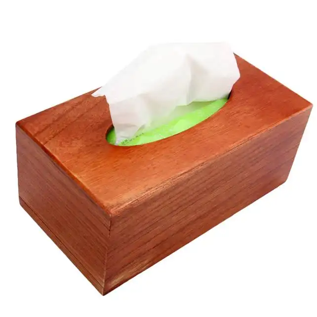 Chất Lượng Cao Gỗ Tre Vuông Tissue Paper Chủ Tissue Box