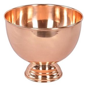 Frutero de metal ecológico hecho a mano, atractivo diseño redondeado con técnica tallada, contenedor decorativa de fruta fresca - Product Image 5