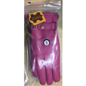 Women's Classic Deerskin <b>Fur</b>-<b>Lined</b> <b>Leather</b> <b>Gloves</b>-Spring/Summer Warm Eco-Friendly Touchscreen Needle Detection Keven Impex Black - Product Image 6