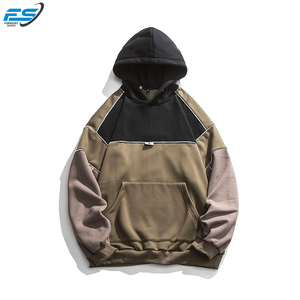 2021 personnalisé Vintage lavage à l'acide unisexe pull à capuche haute qualité coton lourd 320g 400 Gsm sans chaîne sweats à capuche pour hommes hiver - Product Image 5