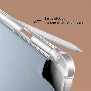 Custodia Smart Design di fabbrica per <span class=keywords><strong>iPad</strong></span> 12.9 custodia Smart <span class=keywords><strong>cover</strong></span> <span class=keywords><strong>in</strong></span> <span class=keywords><strong>pelle</strong></span> PU trasparente con portamatite custodia anticaduta per 12.9 2020 - Product Image 4