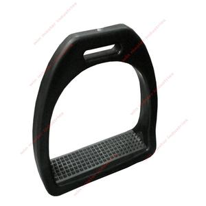 Estribos de plástico negro para montar en caballo, agitador ligero, personalizado, PK WIN MASTER INDUSTRIES, como lo requiere el cliente - Product Image 1