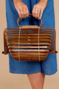 BEST SELLER HIGH FASHION MODERN <b>NATURAL</b> BAMBOO <b>BAG</b> in VIET NAM - Product Image 5