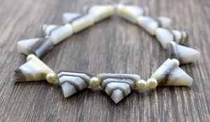 Pierres précieuses en opale naturelle, 12 pièces, perles de Briolette en forme de Trillion pour la fabrication de bijoux, Bracelet, collier, boucle d'oreille - Product Image 5