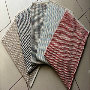 Alfombra trenzada con hermoso diseño, Color único - Product Image 1