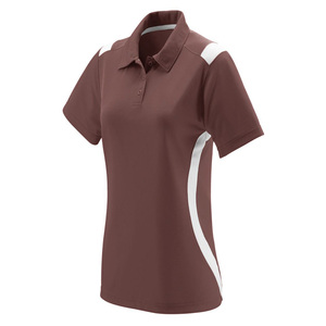 Pas cher Nouvelle Couleur Unie Femmes Golf Slim Fit pour Chemise Polyester/Coton Mélange Respirant Séchage Rapide Été Usage Quotidien - Product Image 5