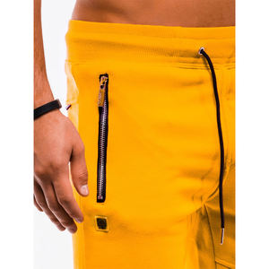 Short de survêtement décontracté personnalisé pour hommes Mode unisexe Short d'entraînement de gymnastique pour hommes Short de sport en éponge pour hommes avec poche latérale à fermeture éclair - Product Image 6