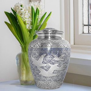 Top Quality Best Selling Cremation <b>Urns</b> Metal for Adult <b>Large</b> Aluminium High Cremation <b>Urns</b> Metal - Product Image 4