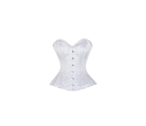 Magnifiques Designs Satin Corset Simple Double Os Acier Désossé Taille Formateur Ferme Plus La Taille Body Dentelle Motif Minceur Effet - Product Image 5