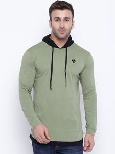 Nouveau sweat-shirt à capuche surdimensionné en jersey polyester/coton personnalisé pour homme - Produits Huzaifa Séchage rapide Tailles personnalisées Logo - Product Image 3