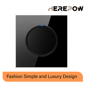 İngiltere duvar + anahtarları ve prizler cam panel ab evler modüler ışık USB gang için kapak elektrikli dimmer elektrik plaka güç - Product Image 2