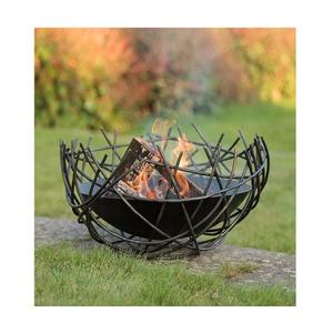 Finest Quality Round Shape <b>Fire</b> Pit In Iron Black Color <b>Fire</b> Pit With Stand For <b>Indoor</b> And Outdoor Usage - Product Image 3