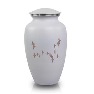 CREMATION URN CLASSIC WITH STRIPES FOR ADULT PET AND HUMAN ASHES CREMATION URNS - Product Image 1