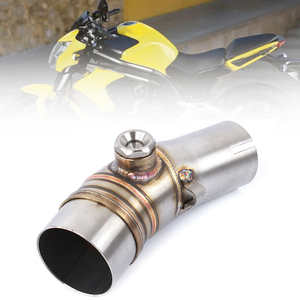 Tubo de enlace medio trasero <span class=keywords><strong>para</strong></span> motocicleta, <span class=keywords><strong>escape</strong></span> muy duradero <span class=keywords><strong>para</strong></span> <span class=keywords><strong>Kawasaki</strong></span> NINJA650 R <span class=keywords><strong>ER6N</strong></span> 09 ER6F 2009-2016 15, gran oferta - Product Image 2