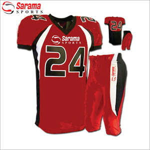 Uniformes de football américains personnalisés par sublimation, nouveau design respirant, uniformes de pratique et de jeu américains bon marché. - Product Image 3