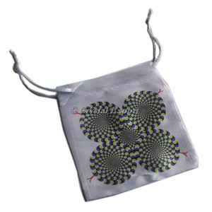 Personnalisable 3D Flower Design 100% Velvet Jewelry Bag Top Seller Online White Pouch for Shopping for Store Display - Product Image 1